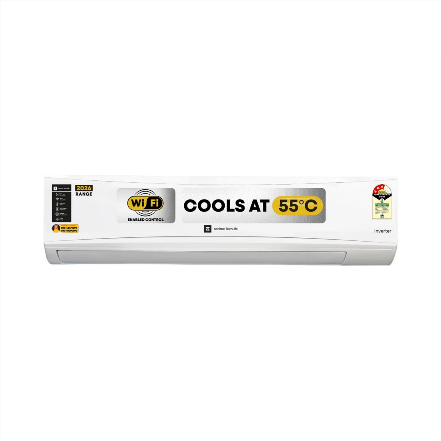 WhatsApp Image 2026-05-30 at 3.26.46 PM realme TechLife 2026 Model 1 Ton 3 Star Split Inverter with Wi-fi AC (103IAA26WRMS, White) - Image 1