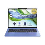 MOTOROLA Motobook 60 Pro Full Metal OLED AI PC Intel Core Ultra 5 225H - (16 GB/512 GB SSD/Windows 11 Home) 83NY000DIN Thin and Light Laptop (14 inch, PANTONE Wedgewood, 1.39 kg, With MS Office)