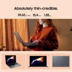 Samsung Galaxy Book4 Metal Intel Core i5 13th Gen 1335U - (16 GB/512 GB SSD/Windows 11 Home) NP750XGJ Thin and Light Laptop (15.6 Inch, Gray, 1.55 Kg, With MS Office) - Image 5