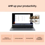 Samsung Galaxy Book4 Metal Intel Core i5 13th Gen 1335U - (16 GB/512 GB SSD/Windows 11 Home) NP750XGJ Thin and Light Laptop (15.6 Inch, Gray, 1.55 Kg, With MS Office) - Image 2