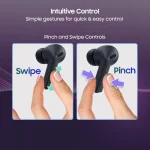 Samsung Galaxy Buds3 FE Bluetooth Headset (Black, True Wireless) - Image 3