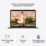 Apple MacBook Air (M5, 2026) M5 - (16 GB/512 GB SSD/Tahoe) MDHE4HN/A (13.6 inch, Midnight, 1.24 kg) - Image 2