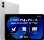 REDMI Pad 2 Pro 5G 8 GB RAM 128 GB ROM 12.1 inch with Wi-Fi+5G Gaming Qualcomm Snapdragon 7s Gen 4 Tab...