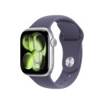 Apple Watch Series 11 GPS 46mm Silver Aluminium Case Purple Fog Sport Band - M/L (Purple Fog Strap, Medium/Large)