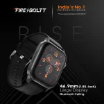 Fire-Boltt Rise Luxe Bluetooth Calling 47mm (1.85), Metal Body & Rotating Crown, 123 Sports Smartwatch (Black Millanese Strap, Free Size) - Image 2