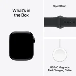 Apple Watch Series 11 GPS 46mm Silver Aluminium Case Purple Fog Sport Band - M/L (Purple Fog Strap, Medium/Large) - Image 8