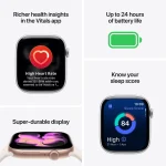 Apple Watch Series 11 GPS 42mm Jet Black Aluminium Case Black Sport Band - S/M (Black Strap, Small/Medium) - Image 3